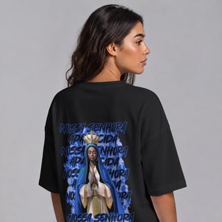 Nome do produto Oversized Nossa Senhora | Urbano Sagrado (Azul)