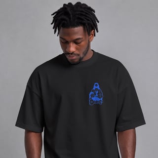 Nome do produto Oversized Jesus | Urbano Sagrado (Azul)