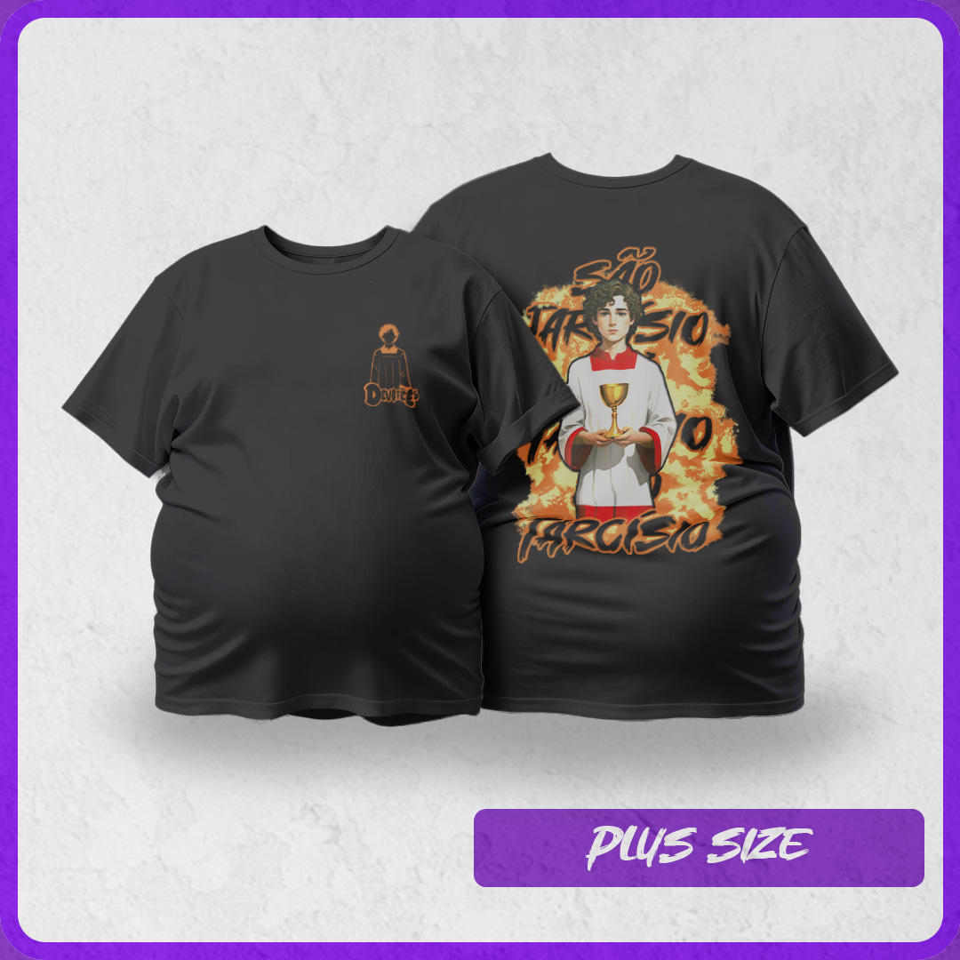 Nome do produto: Plus Size São Tarcísio | Urbano Sagrado - Laranja