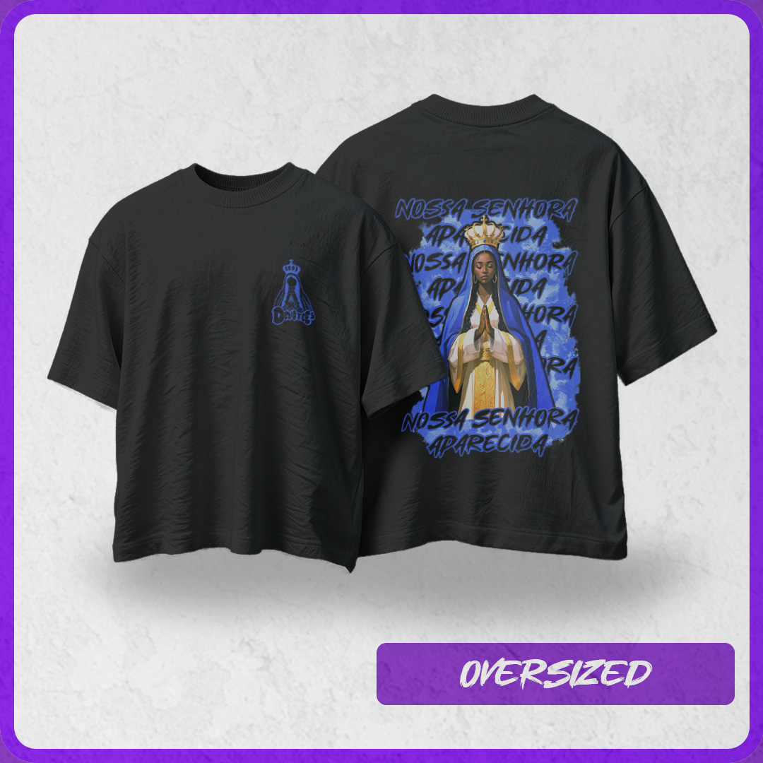 Nome do produto: Oversized Aparecida | Urbano Sagrado - Azul