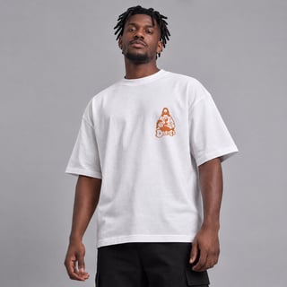 Nome do produto Oversized Jesus | Urbano Sagrado (Laranja)