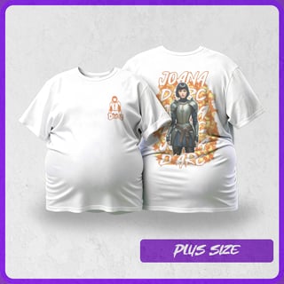 Nome do produto Plus Size Joana D'arc | Urbano Sagrado - Laranja