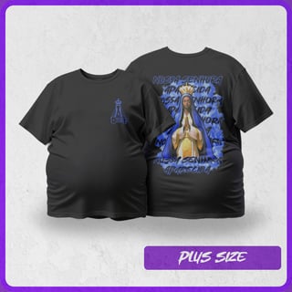 Nome do produto Plus Size Aparecida | Urbano Sagrado - Azul