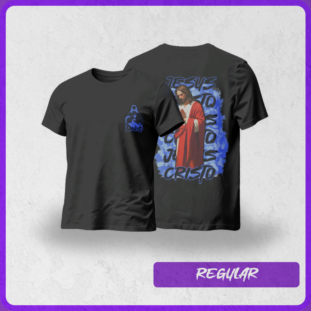 Nome do produto: Jesus | Urbano Sagrado - Azul