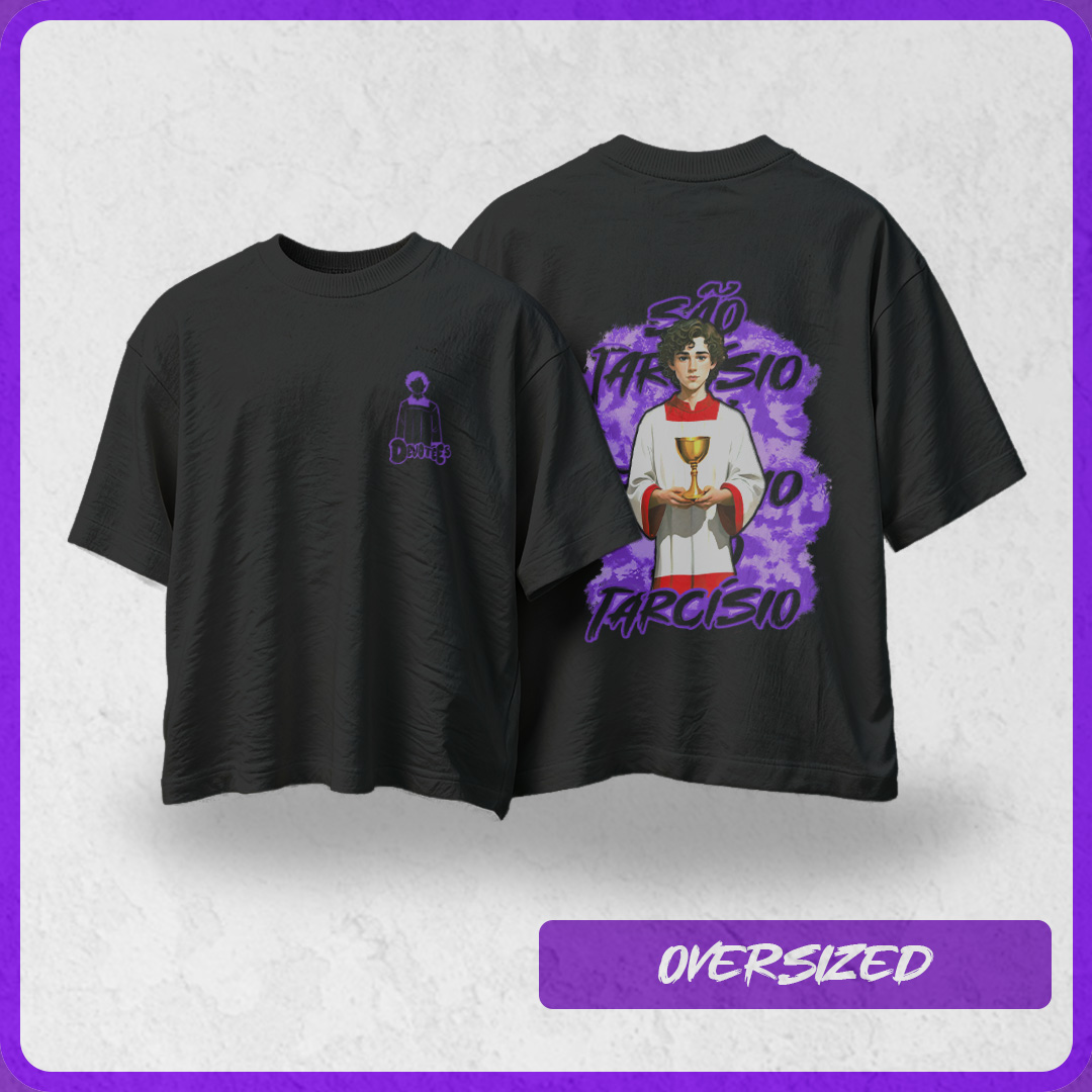 Nome do produto: Oversized São Tarcísio | Urbano Sagrado - Roxo