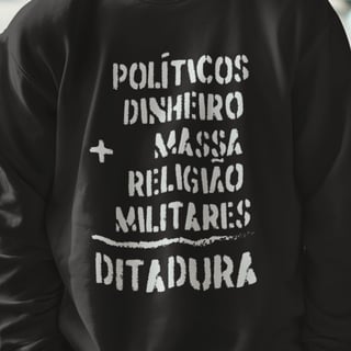 Fórmula da Ditadura (Moletom fechado)