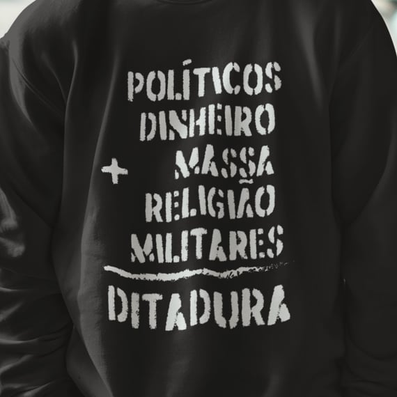 Fórmula da Ditadura (Moletom fechado)