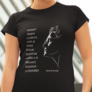 Nome do produto Tempos sombrios (Baby look - Algodão peruano)