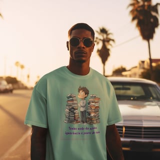 Nome do produto Medo da ignorância (Unissex)