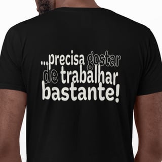 Nome do produto Discrição e dedicação (Unissex)