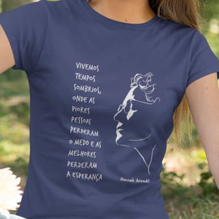 Tempos sombrios (Baby look - Algodão peruano)