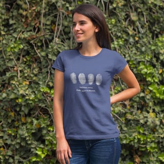 Nome do produto Seja relevante (Baby look - Algodão peruano)