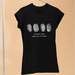 Nome do produto Seja relevante (Baby look - Algodão peruano)