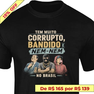 Tem muito corrupto (algodão peruano)