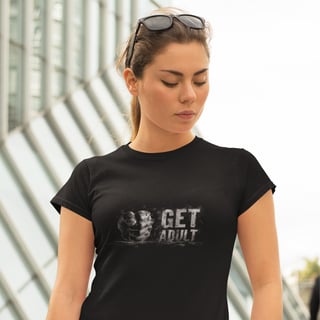 Nome do produto Get adult (Baby look - Algodão peruano)