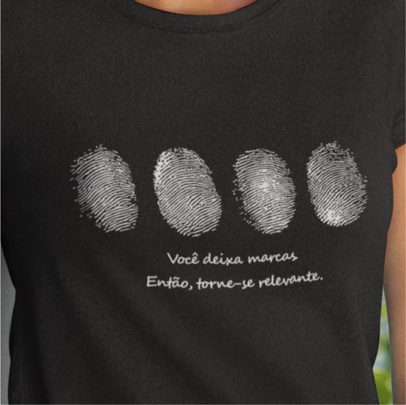 Seja relevante (Baby look - Algodão peruano)