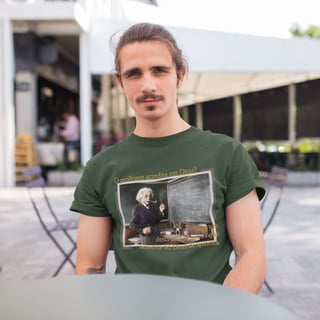 Nome do produto Einstein e o Deus de Spinoza (Pima Unissex)