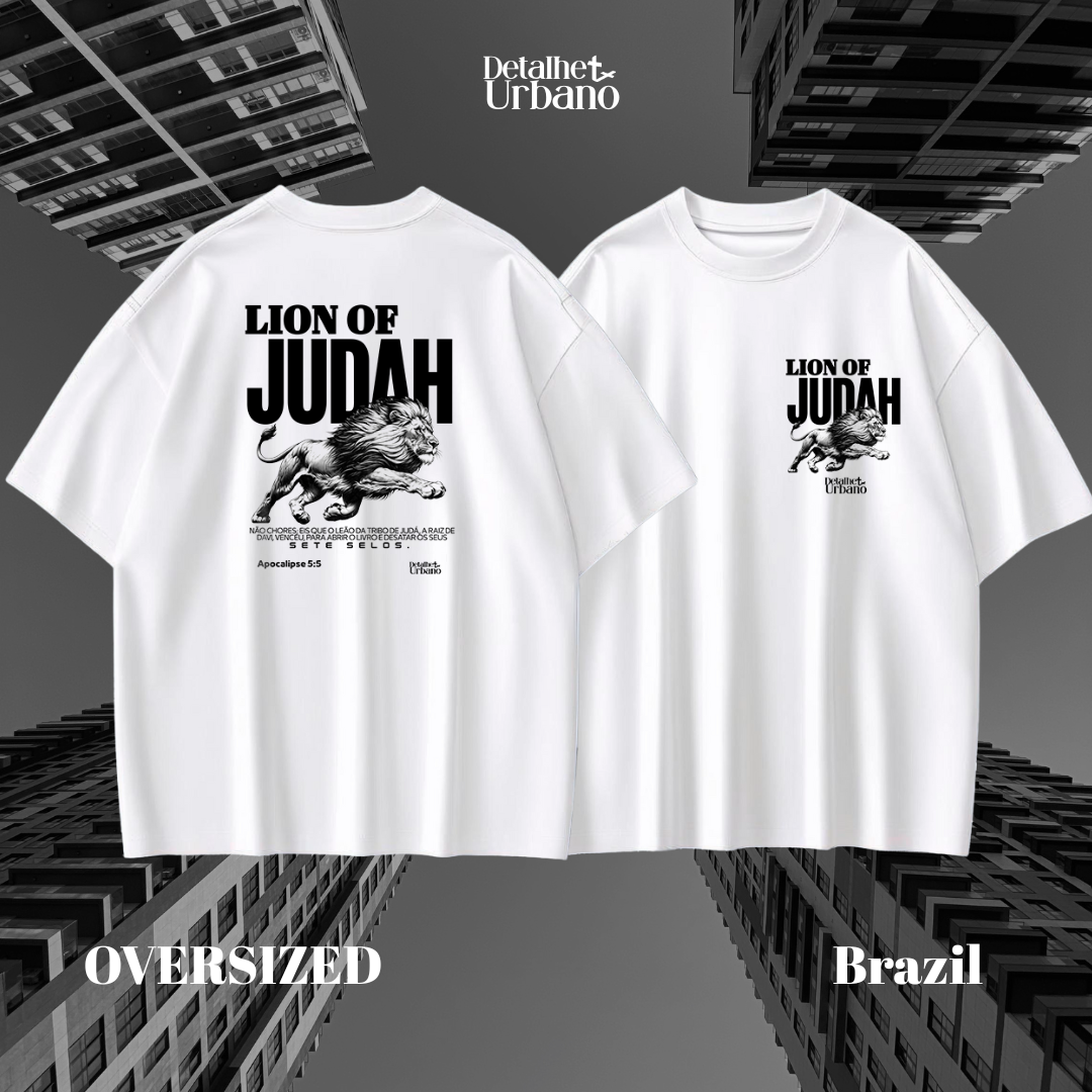 OVERSIZED - Leão da Tribo de Judah