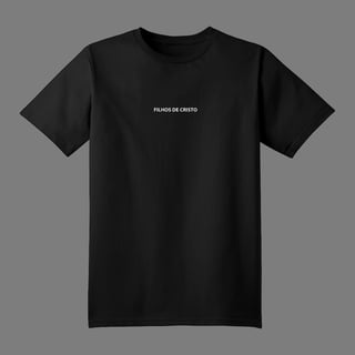 Nome do produto Camiseta Tradicional Quality Preta Faith Over Fear