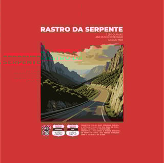 Nome do produto Rastro da Serpente - SP-250 e BR-476 - Rotas Icônicas