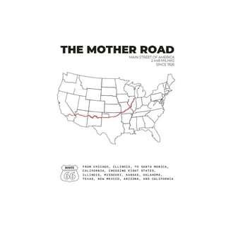 Nome do produto The Mother Road - Route 66 - Rotas Icônicas