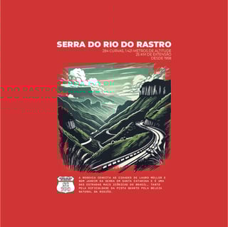 Nome do produto Rio do Rastro - SC390 - Rotas Icônicas