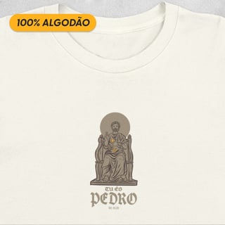Nome do produto Tu És Pedro - Camiseta Prime
