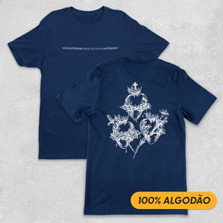 Nome do produto Sacratíssimo, Imaculado, Castíssimo - Camiseta Prime