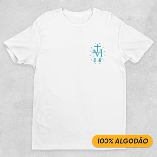 Nome do produto Nossa Senhora das Graças - Camiseta Pima