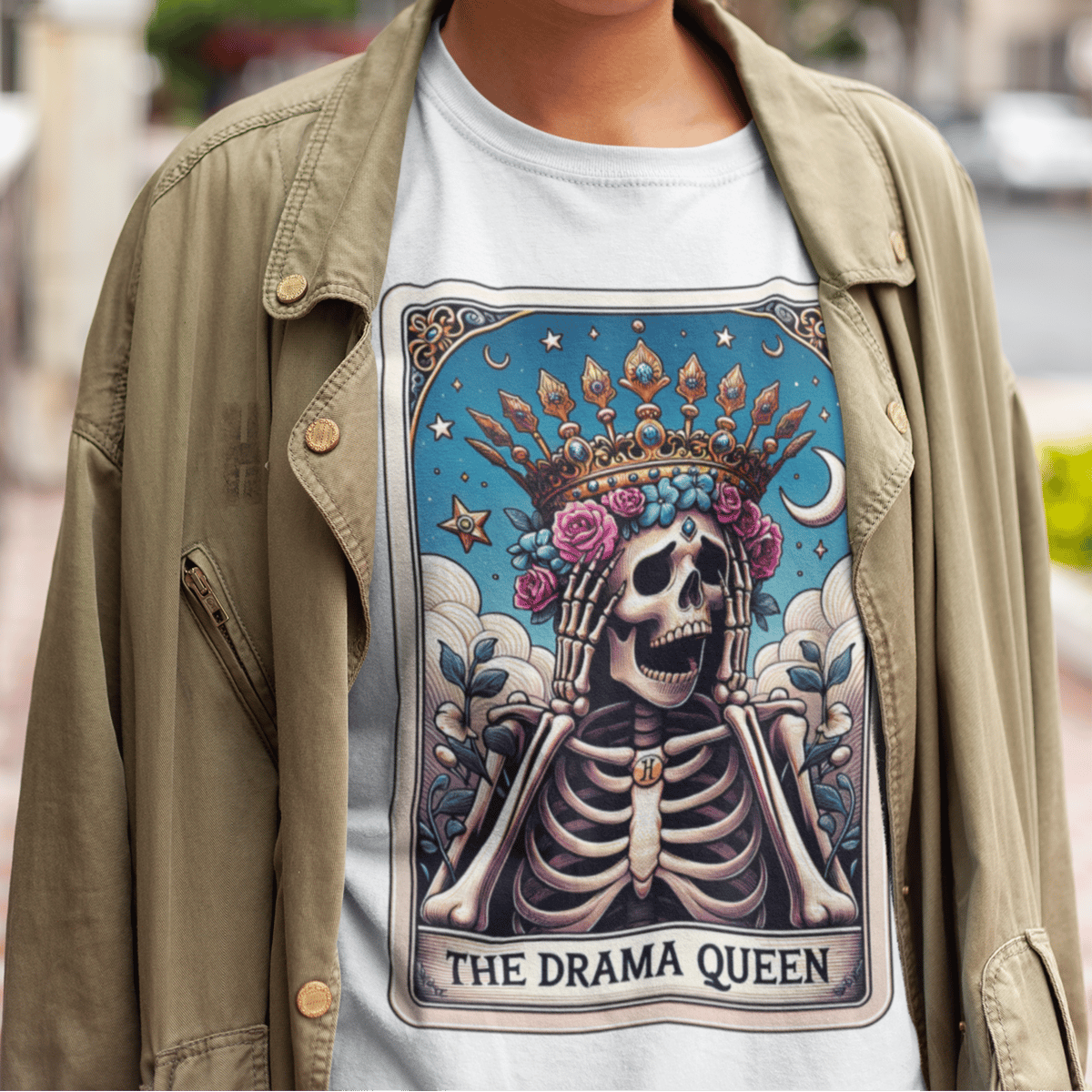 Nome do produto: The Drama Queen - Camiseta Branca