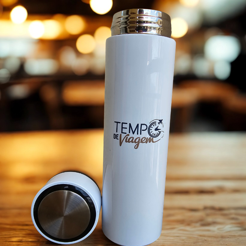 Nome do produto: Garrafa Térmica Tempo de Viagem
