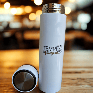 Garrafa Térmica Tempo de Viagem