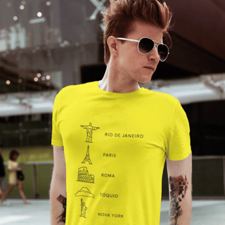 Camiseta Lugares do Mundo Quality