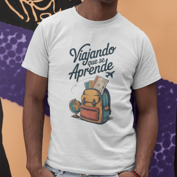 Camiseta Viajando que se Aprende Prime