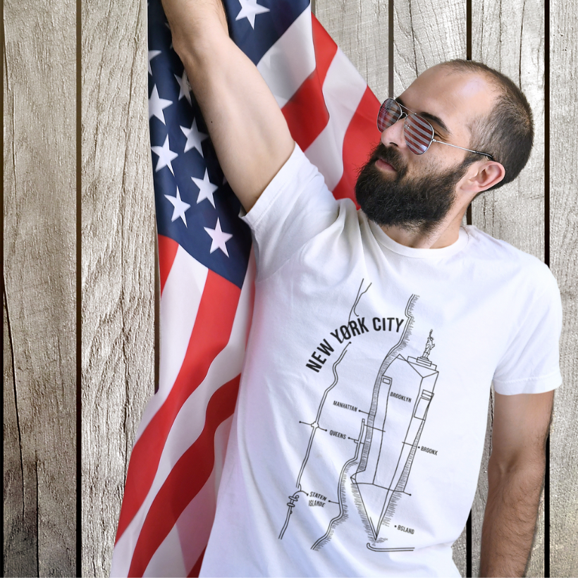 Camiseta New York City Map Prime