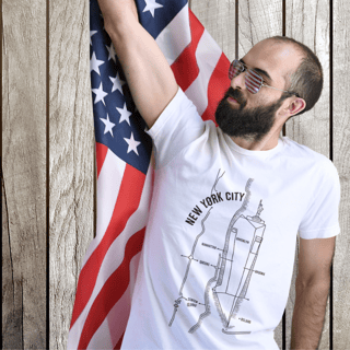 Camiseta New York City Map Prime