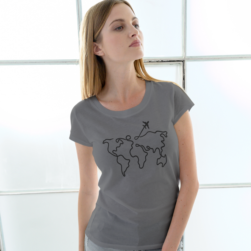 Baby Long Mapa Mundi Minimalista Estonada