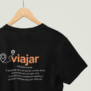 Camiseta Viajar é Mover a Alma Prime