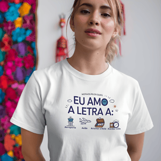 Nome do produto Camiseta a Letra A Quality