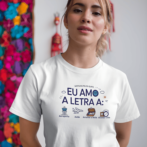 Camiseta a Letra A Quality