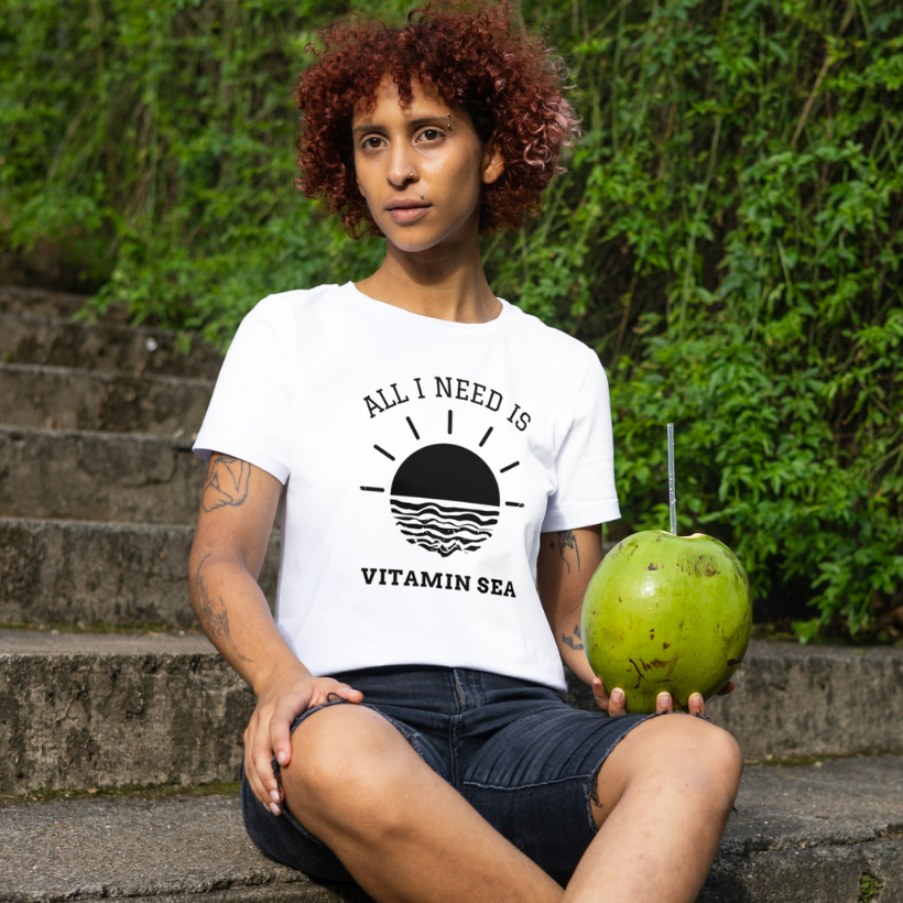 Camiseta All I Need is Vitamin Sea Quality