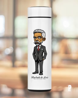 Nome do produto Garrafa Térmica | Bruxo do Cosme Velho - Machado de Assis