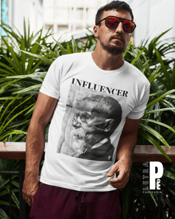 Nome do produtoCamiseta Masculina \ Unissex | Influencer - Machado de Assis