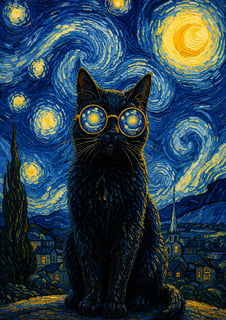 Nome do produto Noite estrelada (Van Gogh)