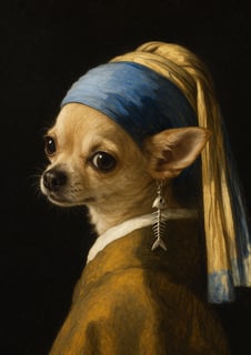 Nome do produto Moça com brinco de peixe (Johannes Vermeer)