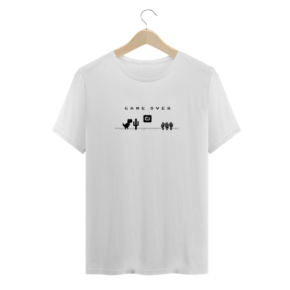 Camiseta T-rex chrome offline - Unissex