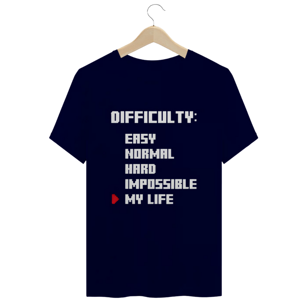 Camiseta  Difficulty  - Unissex