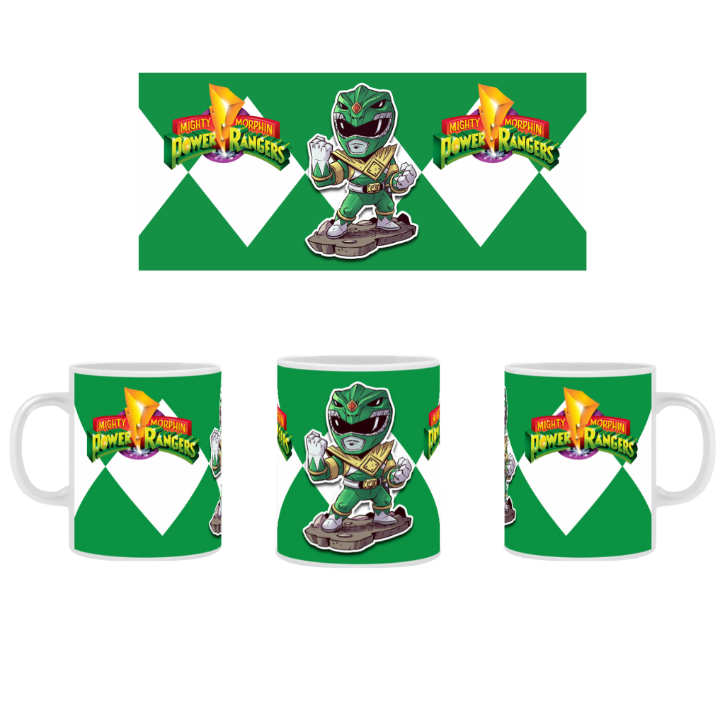 Caneca Power Rangers Verde