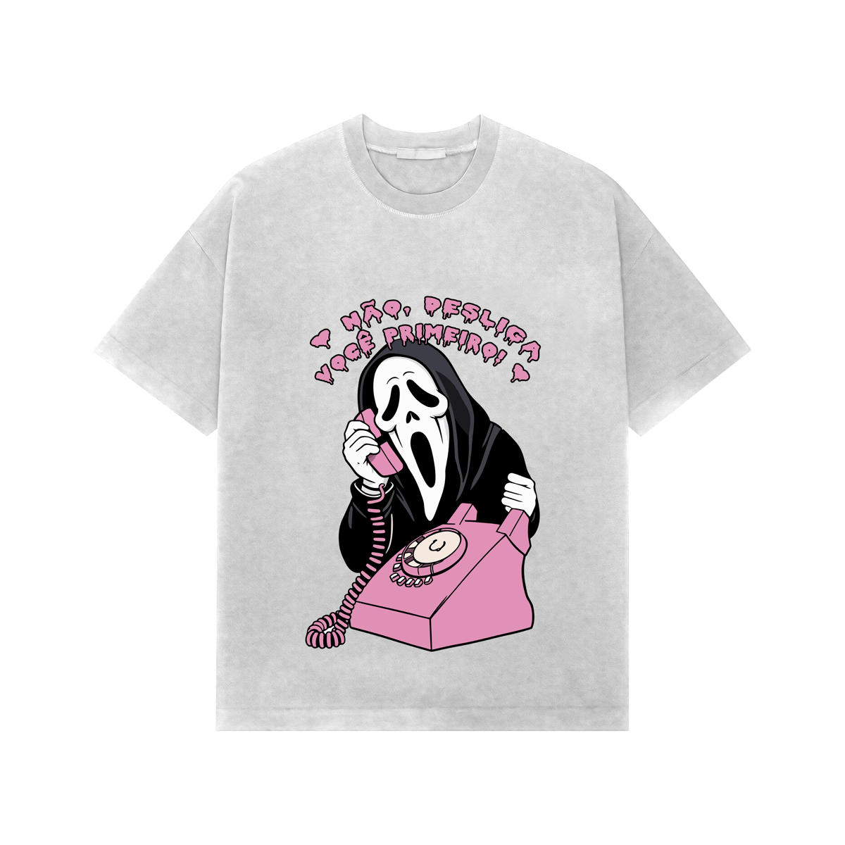Nome do produto: Camiseta Oversized - Ghostface