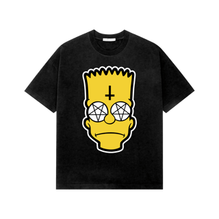 Camiseta Oversized - Bart Anticristo